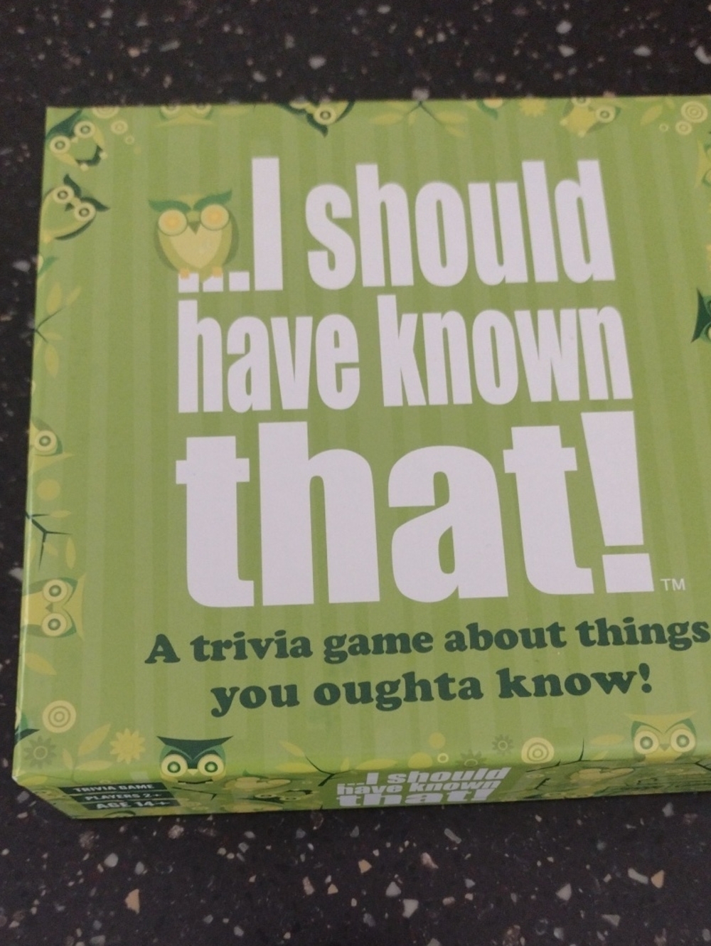 I Should Have Known That! Green Trivia Game